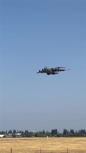C-17 Globemaster from McChord AFB landing at Mather, CA | Uretsky Aviation