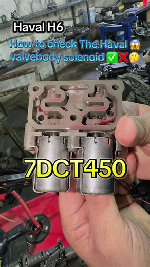 Haval H6 7DCT450: How to Check Valve Body Solenoid