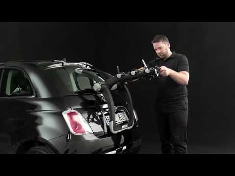 Thule Raceway Hatch Mounted Bike Carrier Demo Video