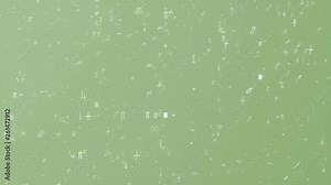 Abstract moving math symbols. Mathematics, Science and Technology Concept. Stock Video