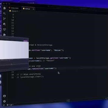 LocalStorage and sessionStorage