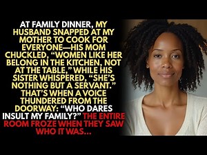 Husband Mocked My Mom At Dinner Until My Billionaire Brother Spoke