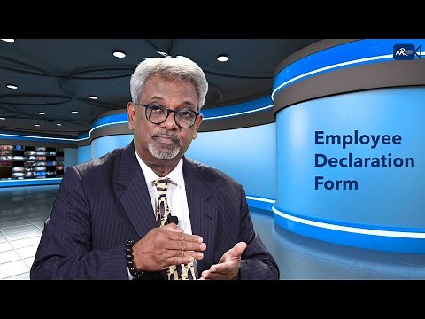 Employee Declaration Form (e-EDF) 2022-23 - How to fill in the form?