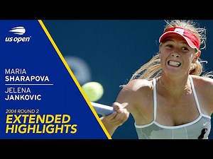 Maria Sharapova vs Jelena Jankovic Extended Highlights | 2004 US Open Round 2