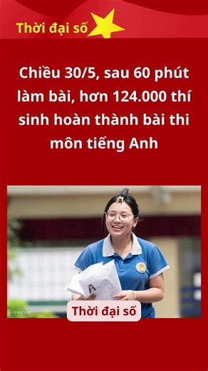 24 mã đề Tiếng Anh thi lớp 10 ở Hà Nội #thoidaiso #tintuc #shortvideo