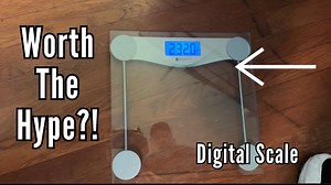 Watch Worth The HYPE?! Using a highly rated digital body weight scale on Amazon Live