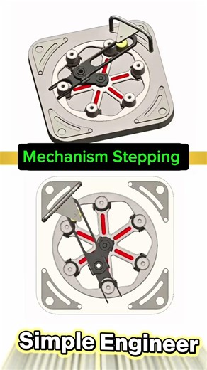 How This Stepping Mechanism Works ⚙️ | Explained #automobile #machine #ballbearing #innovation