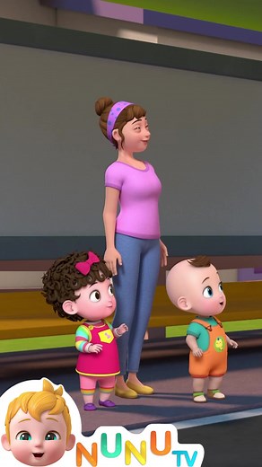 165K views · 1K reactions | Doors on The Bus Go Open and shut | NuNu Tv Nursery Rhymes | Facebook