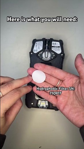 How to replace the filters on a Altair 5X! #filters #altairs #gasdetection #safety