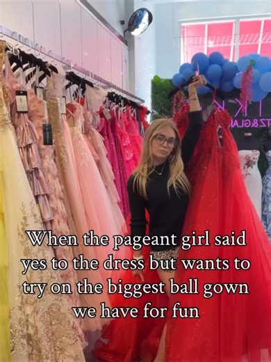 Might as well try on one more dress #nikkisglitzandglam #tampadress #pageantdress #pageant #2026
