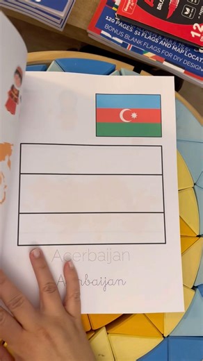 The Meaning of the AZERBAIJAN Flag 🇦🇿 | Coloring the Land of Fire