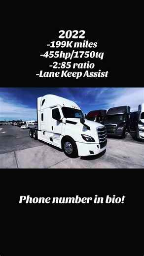 2022 Freightliner for Sale: Low Mileage and Powerful