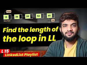 L15. Find the length of the Loop in LinkedList