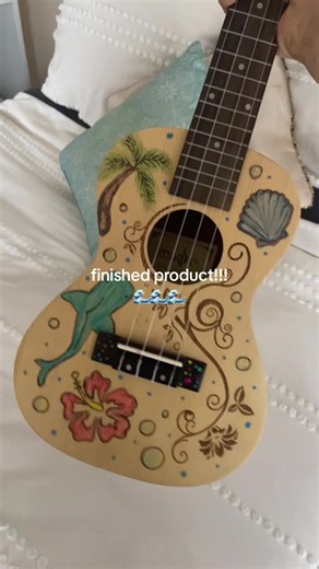 Painting My Ukulele: A Tropical DIY Project