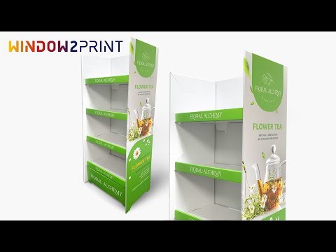 Display Stands for Retail Stores – CHAMALEON | From Printing to Assembly Step by Step | Window2Print