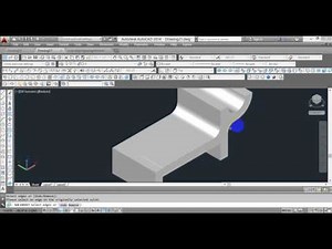 Autocad Tutorial : COPY EDGE COMMAND