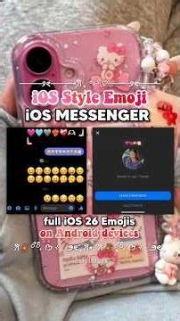 💝🥳 iOS Messenger iOS Style Emojis on Higher Android versions (Android 15)