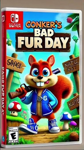 Conkers Bad Fur Day on the Nintendo Switch imagined