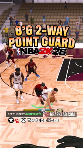 NBA 2K26 Point Guard Build 6’6 2 Way #2k26 #nba2k26 | 2k Build