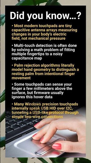 Unusual technical truths about laptop touchpads and their hidden capabilities