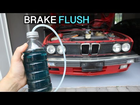 How to Flush and Bleed Brakes any Car! | E28 E30 E23 E24