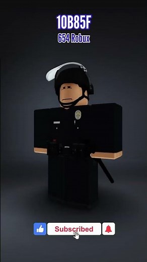 Is This the BEST Roblox uniform from US Law Enforcement Outfits ? #police #lapd #robloxoutfits #obby