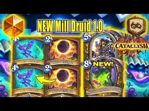 NEW Mill Druid 1.0 Deck in 2026 Is Back To Burn All Opponents Cards At CATACLYSM | Hearthstone