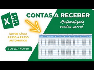 Excel - Pedido SUPER TOP! Contas a Receber - Controle de Vendas e Recebimentos