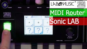Sonic LAB: Lab4Music Sipario - MIDI Router