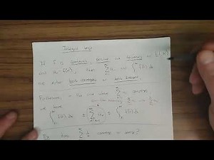 Integral test