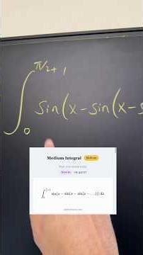 This is a nested integral #maths #calculus #matheducation
