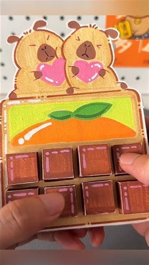 DIY Capybara Paper crafts #cutecraft #capybara #papercraft #papercrafts