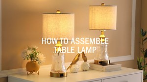 Watch How to Assemble Table Lamp on Amazon Live
