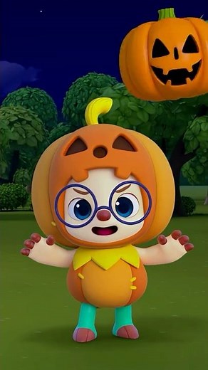 🎃 Pumpkin Hogi’s Yummy Ice Cream Treat! 🍦🧡 #Hogi #shorts