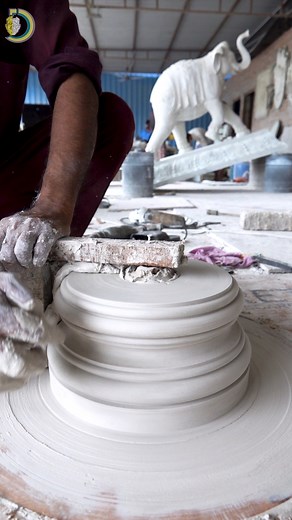 91K views · 730 reactions | Creating a 12-inch column base from gypsum powder! Watch the process as we transform raw material into stunning decor pieces. #GypsumCraft #InteriorDesign #DecorMaking | Dezin India | Facebook