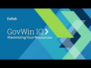 Maximize Your Government Contracting Resources with GovWin IQ
