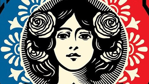 "Liberté, Egalité, Fraternité" : le street art de Shepard Fairey, alias Obey s'invite à l'Elysée