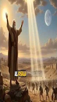 "The Day the Sun Stood Still: Joshua’s Bold Declaration" #bible