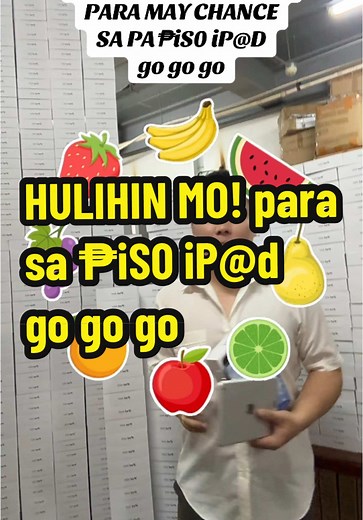 HULIHIN MO PARA sa Chance na pa₱iS0 iP@d go go go..