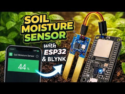 soil monitoring system with bylnk app with esp32