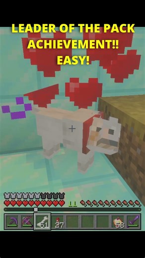 LEADER OF THE PACK MINECRAFT ACHIEVEMENT