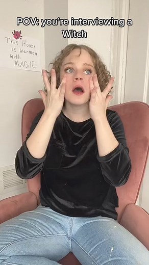 6.1K views · 130 reactions | #pov #fyp #fantasy #magic #parody #mockumentary #theoffice #satire #character #skit #sketchcomedy #60seconds #documentary #comedian #writer #actor #hezabeth | Caroline | Facebook