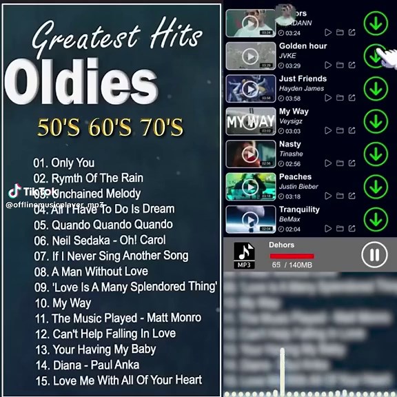 🎧 Listen to your favorite songs whenever and wherever you want, without internet, 3G, or 4G! 🔥 Discover a collection of over 500 popular songs, always at your fingertips. 📲 Download it for free today