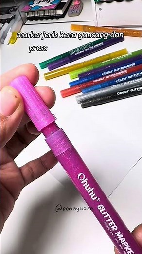 Review Ohuhu Glitter Marker #art