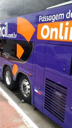 Online Bus Ticket Booking. Mobifácil Penha. Panoramic Double-Decker Bus. Busscar Body.
