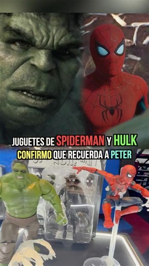 Toys confirmed that Hulk resembles Peter in Spiderman. Brand new day #spiderman #marvel