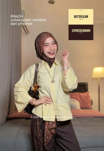 Cosplay Menjadi Bambiii dengan Kombinasi Warna Kuning & Coklat