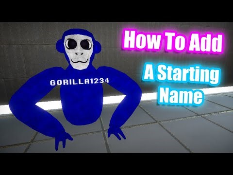 How To Add A Starting Name To Your Gorilla Tag Fan Game