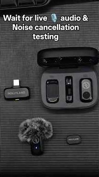 wireless mic Hollyland lark A1 #hollyland #vlog #travel
