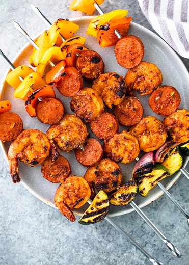 Grilled Cajun Shrimp Kabobs